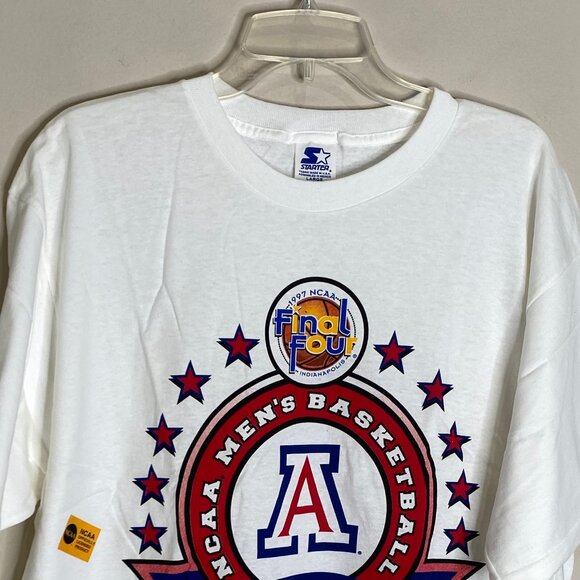 Starter Vintage 90s Arizona Wildcats 1997 NCAA Basketball Champions T-Shirt Sz L - Picture 3 of 15